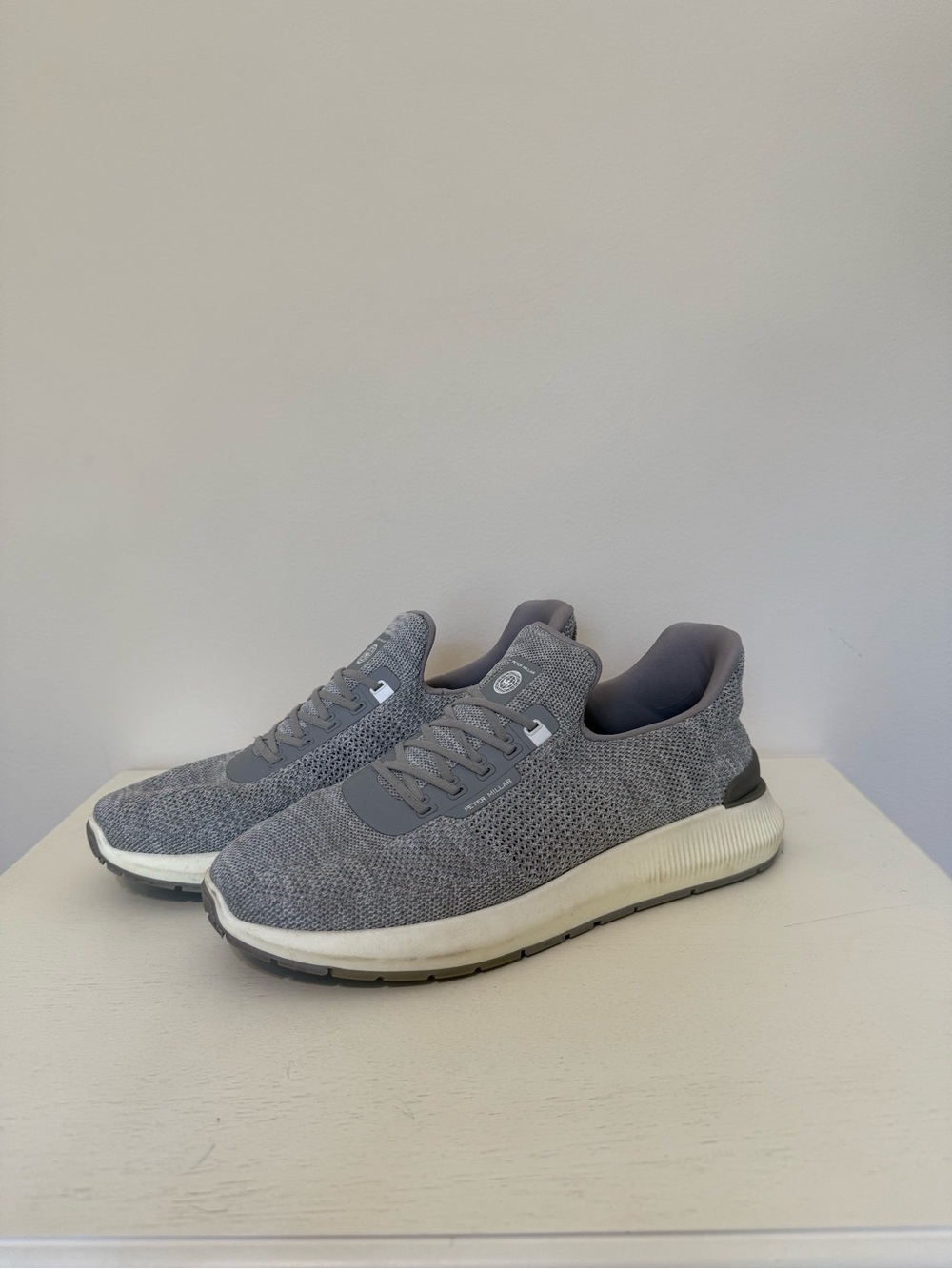 Peter Millar Women’s Crown Sport Hyperlight Apollo Sneaker Shoes Gray Size 10